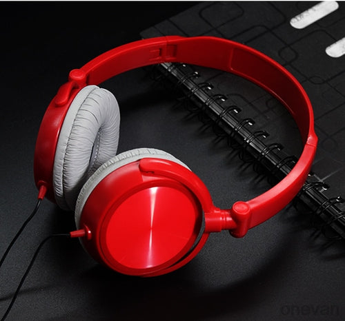 ONEVAN  Wired Headphones With Microphone Stereo Earphone Over Ear Headsets Bass HiFi Sound Music  For iPhone Xiaomi Sony Huawei