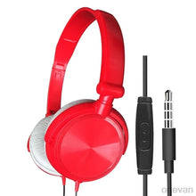 Load image into Gallery viewer, ONEVAN  Wired Headphones With Microphone Stereo Earphone Over Ear Headsets Bass HiFi Sound Music  For iPhone Xiaomi Sony Huawei