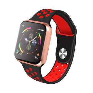 NO-BORDERS F9 Sport Smart Watch IP67 Waterproof Heart rate Full Touch Screen Smartwatch for Apple Android Watch PK F8 w34 iwo 8