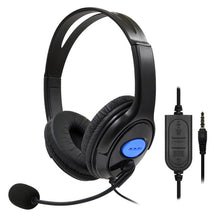 Load image into Gallery viewer, For PS4 Wired Gaming Headset headphones Earphones with microphone for PlayStation 4 PS4 X-ONE PC Phone and Laptop