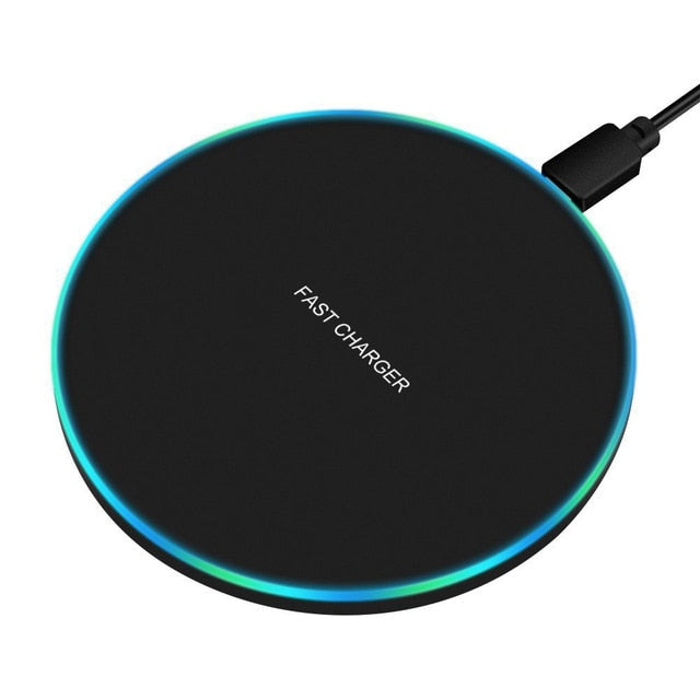 FDGAO 10W Fast Wireless Charger For Samsung Galaxy S10 S9/S9+ S8 Note 9 USB Qi Charging Pad for iPhone 11 Pro XS Max XR X 8 Plus