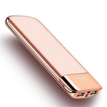 Load image into Gallery viewer, 30000mah Power Bank External Battery PoverBank 2 USB LED Powerbank Portable Mobile phone Charger for Xiaomi MI iphone 7 8 XR 11