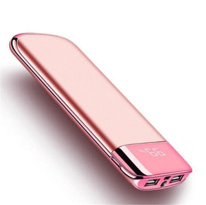 30000mah Power Bank External Battery PoverBank 2 USB LED Powerbank Portable Mobile phone Charger for Xiaomi MI iphone 7 8 XR 11