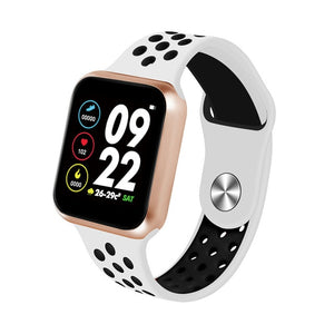 NO-BORDERS F9 Sport Smart Watch IP67 Waterproof Heart rate Full Touch Screen Smartwatch for Apple Android Watch PK F8 w34 iwo 8