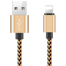 Load image into Gallery viewer, Metal Braided USB Data Sync Charging Cable For iPhone 6 6S 7 8 Plus X 5 5S SE Fast Phone Charger USB Cable 2m 3m For iPad 4 5 6