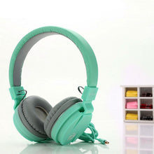 Load image into Gallery viewer, Fashion Cute Earphones headphone headset Candy Color Children Foldable Earphone with Microphone For Xiaomi Mp3 Smartphone Girls