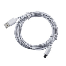 Load image into Gallery viewer, Micro USB Candy Cables for Micro Usb Charging Charger 1M Cable Nylon Charging Data Transfer Cord for Andriod for Huawei Xiaomi