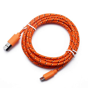 Micro USB Candy Cables for Micro Usb Charging Charger 1M Cable Nylon Charging Data Transfer Cord for Andriod for Huawei Xiaomi