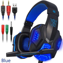 Load image into Gallery viewer, EastVita PC780 Gaming Headset Earphone Wired Gamer Headphone Stereo Sound Headsets with Mic LED light for Computer PC Gamer