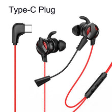 Load image into Gallery viewer, Baseus In-Ear Earphone 3.5mm Typc C Wired Headset for PUBG Gamer Gaming Headphones Hi-Fi Earbuds With Dual Microphone Detachable