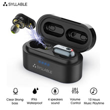 Load image into Gallery viewer, Original SYLLABLE S101 bluetooth V5.0 bass earphones wireless headset noise reduction SYLLABLE S101 Volume control earbuds